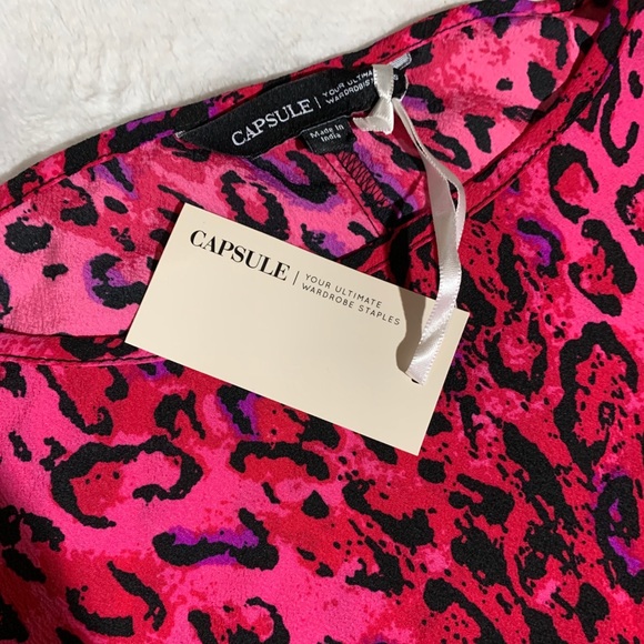 COPY - CAPSULE London Hot Pink Leopard Print Boxy… - Picture 16 of 16